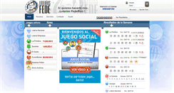 Desktop Screenshot of loteriasfede.com